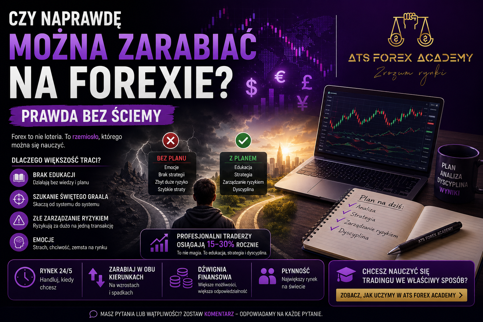 Czy naprawdę można zarabiać na forexie?